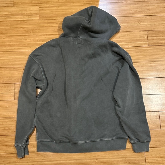 Abercrombie&Fitch Men's Gray Fleece Hooded Sweater Size M - Picture 2 of 4